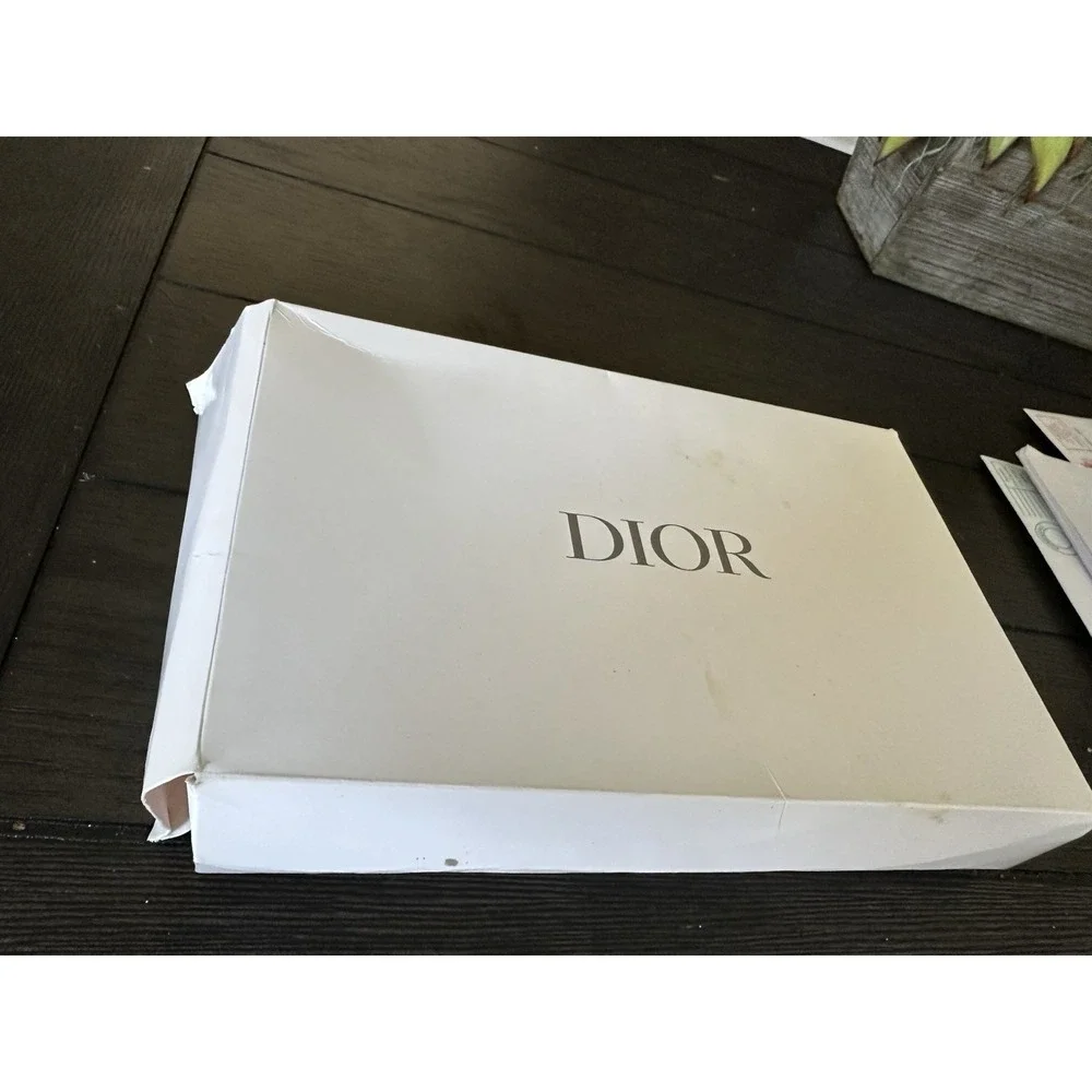Dior Pink Satin Padded silver CD Logo Cosmetic Pouch / Clutch – New Without Tags
